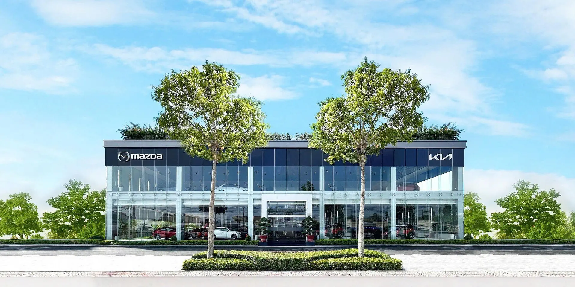SHOWROOM KIA, MAZDA VĨNH LONG