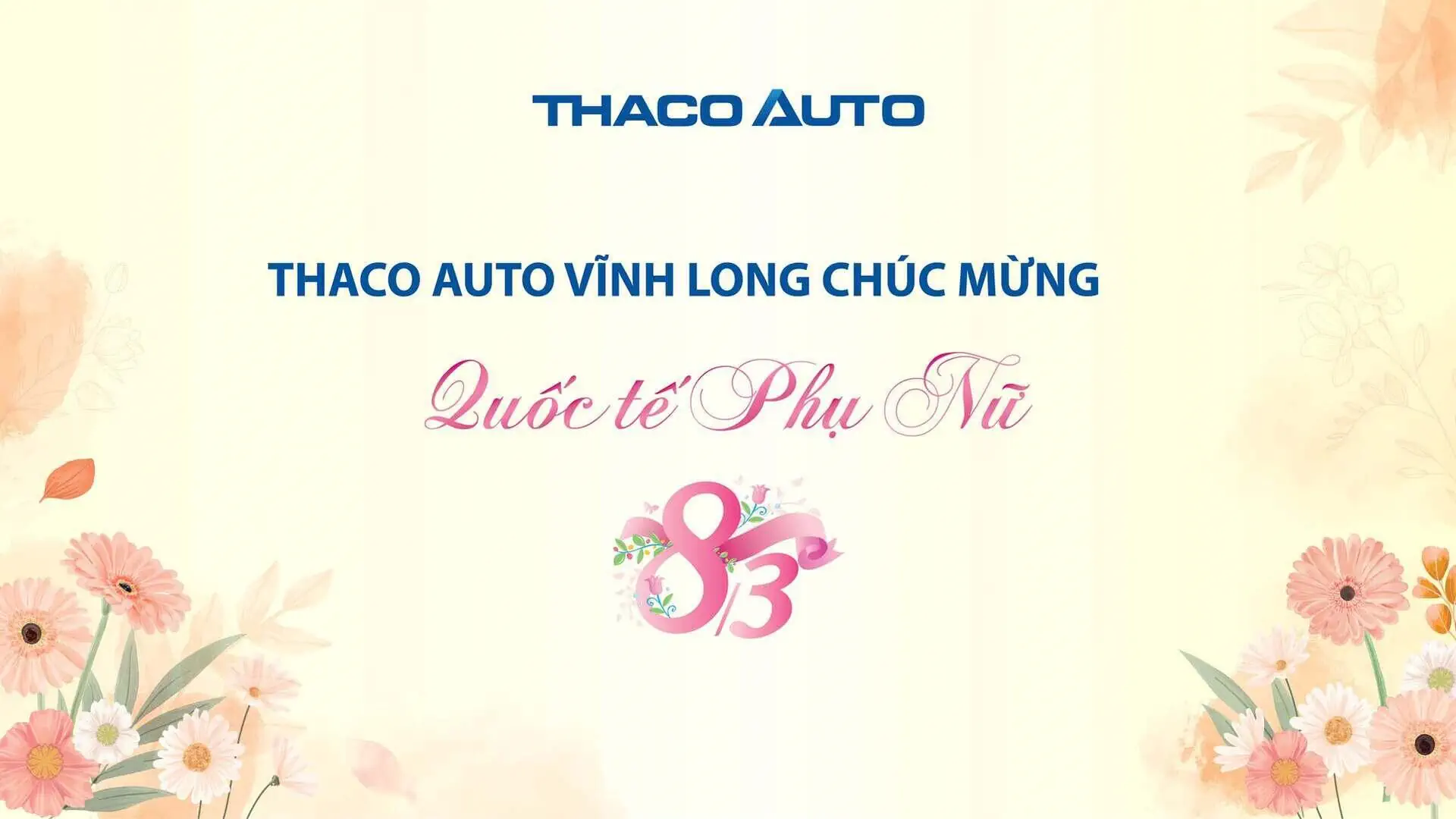 CHÚC MỪNG NGÀY QUỐC TẾ PHỤ NỮ 8/3