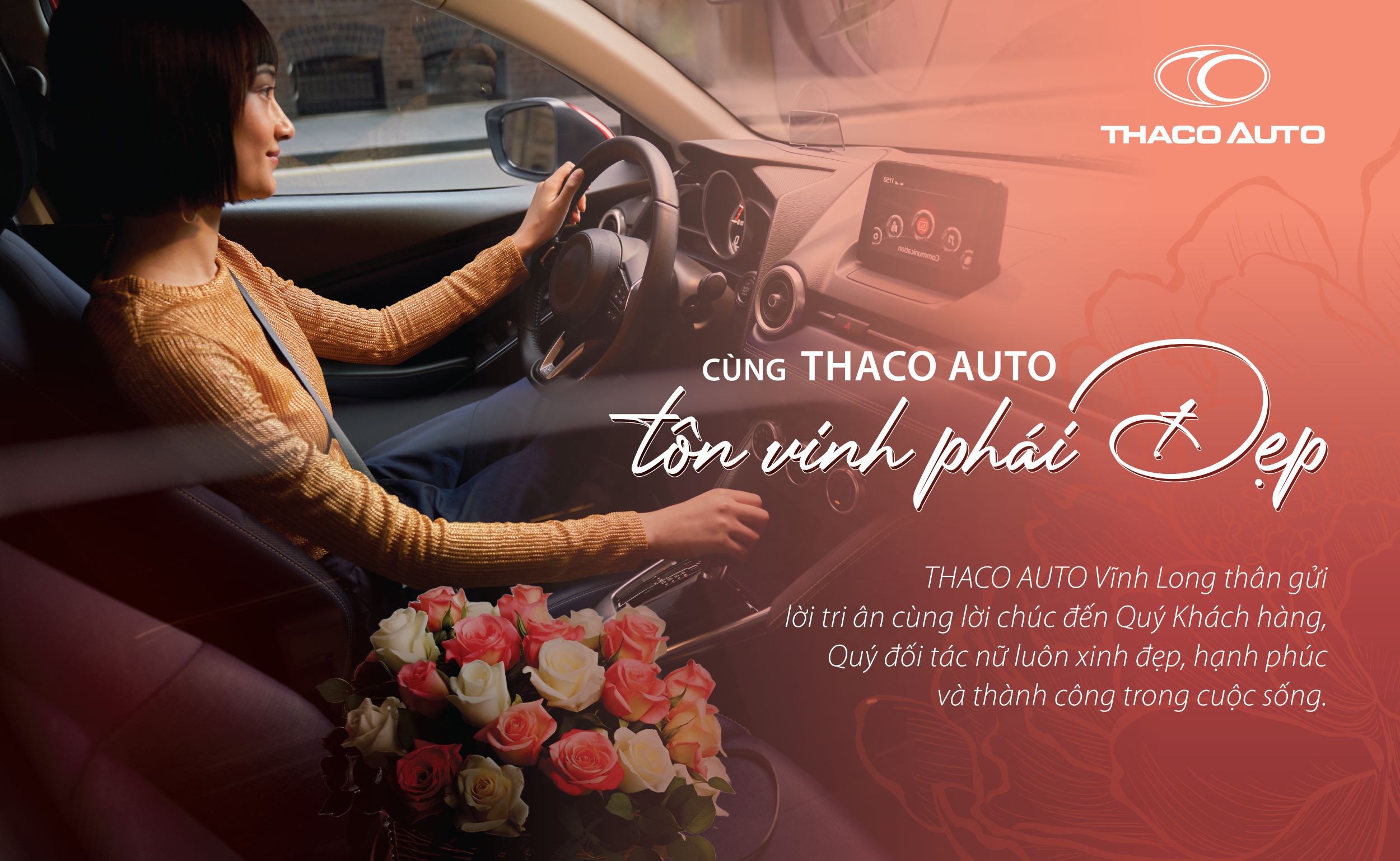 CÙNG THACO AUTO VĨNH LONG TÔN VINH PHÁI ĐẸP